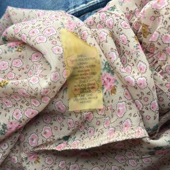 y2k delias pink floral sheer dress - Picture 7 of 7